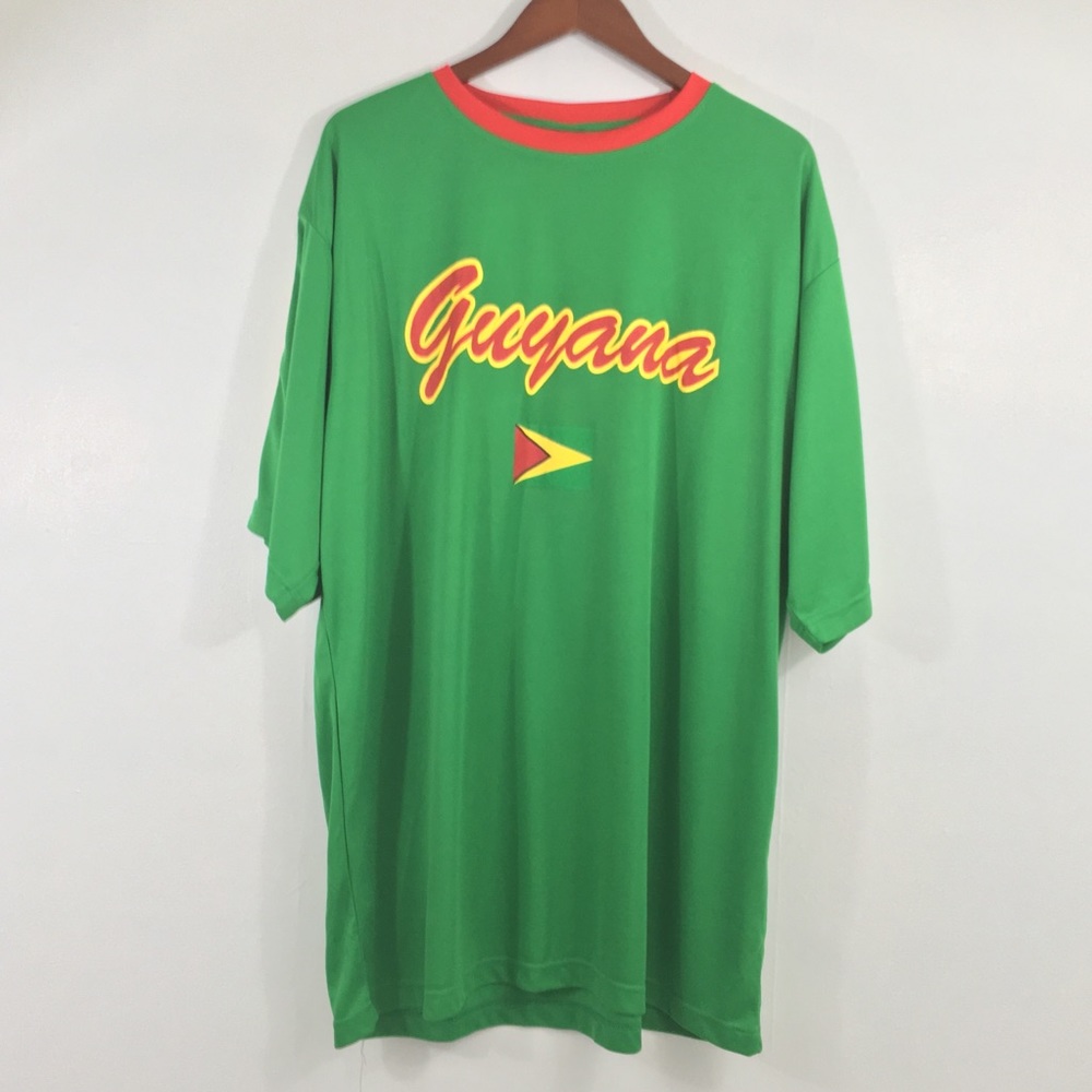 SOULLOT GUAYANA Men's 2XL Flag Colors Jersey